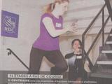 Vigilant Futures employees race up the PVM steps for Centraide